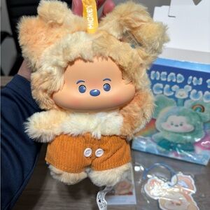 Authentic Miniso Disney Mickey Head In The Clouds Vinyl Plush - Long Track